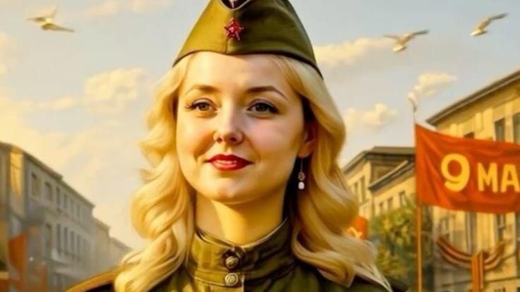 С праздником! Наследники Победы! Красивая музыкальная открытка.