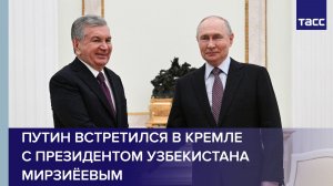 Путин встретился в Кремле с президентом Узбекистана  Мирзиёевым