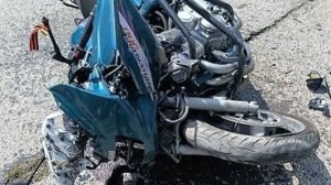 В Георгиевске произошла авария с участием мотоцикла и легкового автомобиля