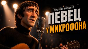 ОН ПОЁТ ДО ПОСЛЕДНЕГО! «Певец у микрофона»- В.С.Высоцкий | 3D анимация