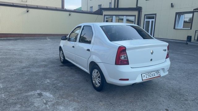 Renault Logan 2011 Белый смотреть онлайн