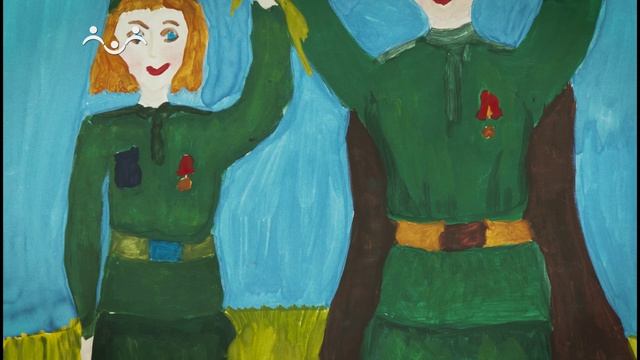 Детские рисунки. Рисуем мир! Победа