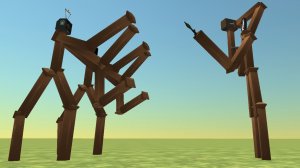 часо-тварь против двух теле-тварей (не связано с сериалом теле апокалипсис)