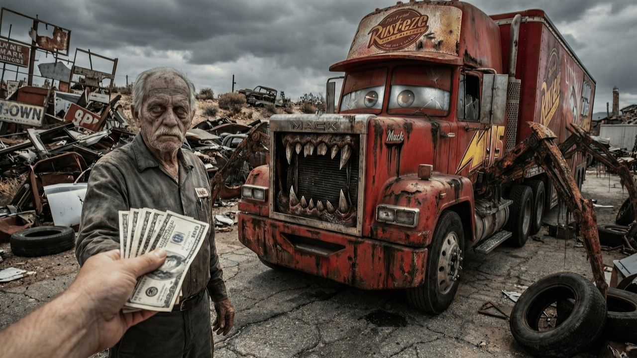 Мультики для детей. Я купил проклятого ржавого Мака из «Тачек» за $500… и восстановил его (АСМР)