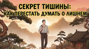 Секрет тишины. Как перестать думать о лишнем