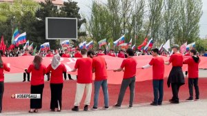 Знамя Победы развернули в Избербаше