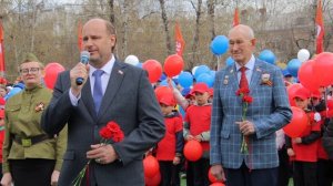 Торжественное шествие в честь Дня Победы 9 мая  2026, МБОУ СОШ №75 г. Иркутска