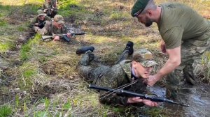 Военные сборы, посвященные 81-ой годовщине Победы, сдача на жетон