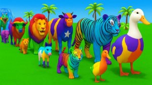 ШОК! СЛОН, ТИГР И ГОРИЛЛА В БЕЗУМНОМ 3D-СПУСКЕ! ЭТО НАДО ВИДЕТЬ!