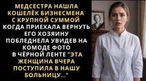 МЕДСЕСТРА НАШЛА КОШЕЛЁК БИЗНЕСМЕНА С КРУПНОЙ СУММОЙ А КОГДА ПРИЕХАЛА ВЕРНУТЬ ЕГО ХОЗЯИНУ ПОБЛЕДНЕЛА!