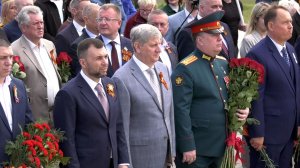 На Саур-Могиле состоялось торжественное мероприятие ко Дню Победы
