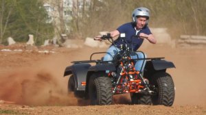 ATV Механик 2 (независимая подвеска всех колес). Работа подвески. Дикие покатушки.