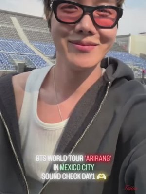 BTS WORLD TOUR ARIRANG  IN MEXICO CITY  SOUND CHECK DAY1🫶🏼