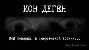 Ион Деген - Мой товарищ,.. (чит. Пацино Евгений)