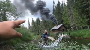 Охота и Рыбалка 2026 в Тайге ИЗБА Рыбалка на Хариуса Удочка Поплавок река Даугли 8 день 23