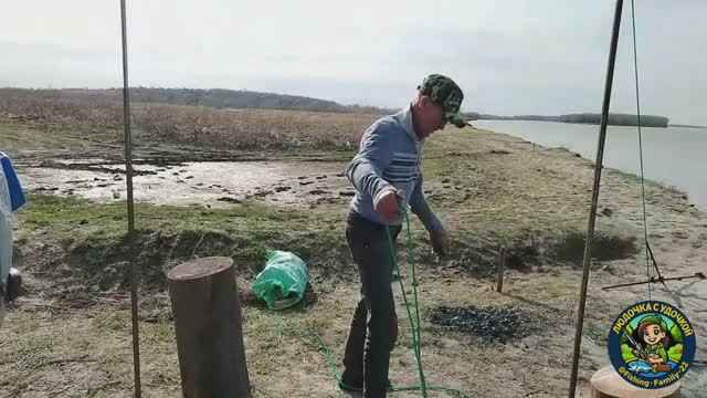 Весеннее открытие сезона. Рыбалка в 26-27 апреля 2026. Ночной ураган и незабываемый клев