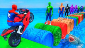 Spider-Man Rescue batman vs iron man vs venom funny Game GTA 5 superhero