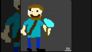 2D анимация спидрана по майнкрафту