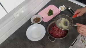 Всё растёт, делаю фарш на  люля-кебаб.