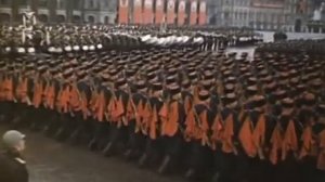 Парад Победы 9 МАЯ 1945 года в ЦВЕТЕ, в хорошем качестве.