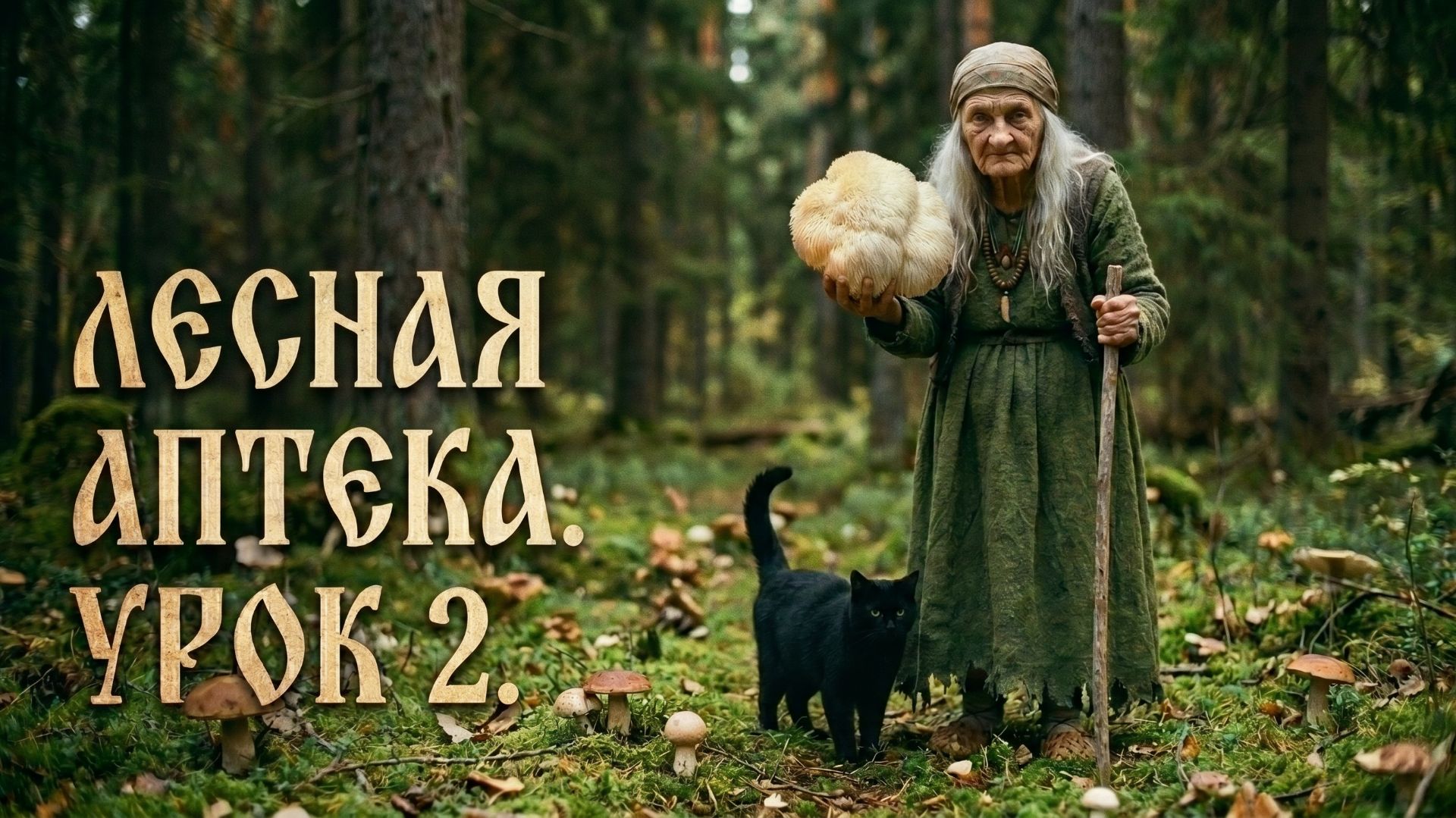 ЛЕСНАЯ АПТЕКА: УРОК 2 - Ежовик гребенчатый и чага | Лесная аптека Бабы Яги