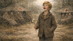 История про мальчика, который любил петь. Трогательный фильм о войне.