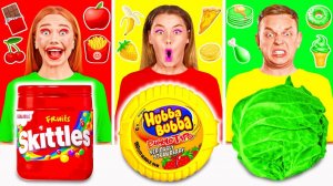 Еда тех же цветов # Сумасшедшая кулинарная битва BaRaDa Gold Challenge