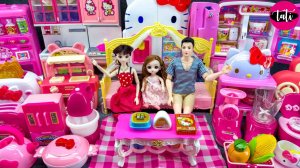 Играем в игрушки из мультика принцесса кукла Барби. Мультфильм для детей. ASMR АСМР