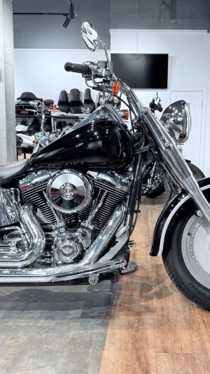 2003 HD Fat Boy Vivid Black 100 Years 55K (VIN *1HD*0872)