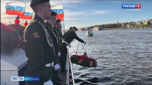 Накануне на набережной Костромы прошла акция «Венок Победы»