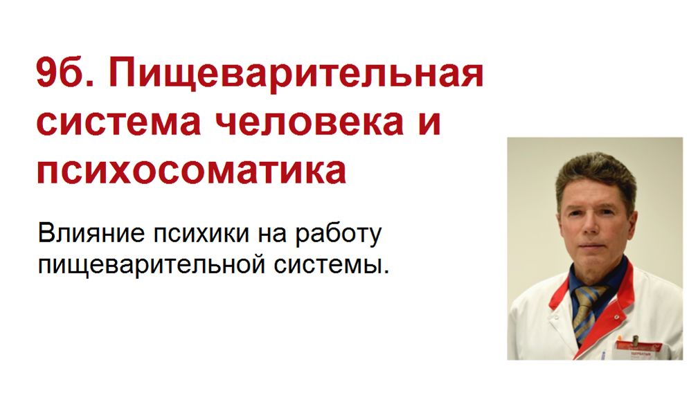 Психосоматика и процесс пищеварения