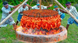 Арабский Кузи манди с курицей. Традиционный деревенский рецепт в яме. Бирьяни по-деревенски