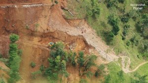 Epic Heavy Machinery： Building a Mountain Road on the Edge ｜ Excavator Planet