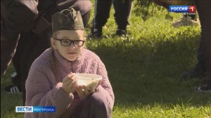 Костромичи отведали солдатской каши на народных гуляньях