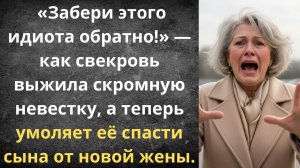 Выжила мягкую невестку, получила железную | Истории из жизни