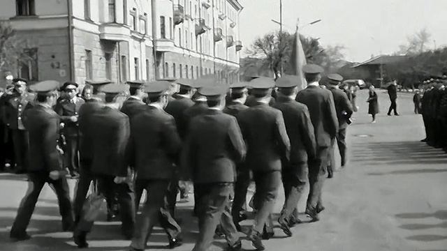 1971 год. Тюмень. 9 мая. Праздничный марш милиции