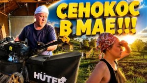 ОБАЛДЕТЬ СЕНОКОС В МАЕ | Купили дом в селе на хуторе | Деревенская жизнь