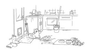 Muddy Paws - Simon's Cat
