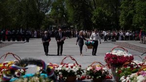 81 День Победы  г. Зеленокумск  ( Часть 5 - возложениие цветов)