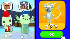 БОИ с БОССАМИ в СНЕЖНОЙ ДОЛИНЕ Super Bear Adventure/Прохождение игры Супер Мишка