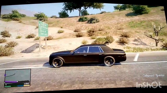 GTA v rolls-royce ездим и гоняем разбил rolls-royce в отбойник 😁 смотреть онлайн