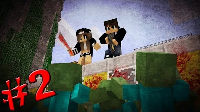 КАК ВЫЖИТЬ С ДЕВУШКОЙ В ЗОМБИ-АПОКАЛИПСИСЕ #2 [Minecraft] - Машина