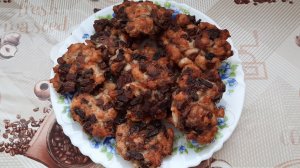 Рубленые котлеты с курицей и грибами