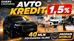 Chery Samarqand limonadniy avto salonida katta yangilik💥