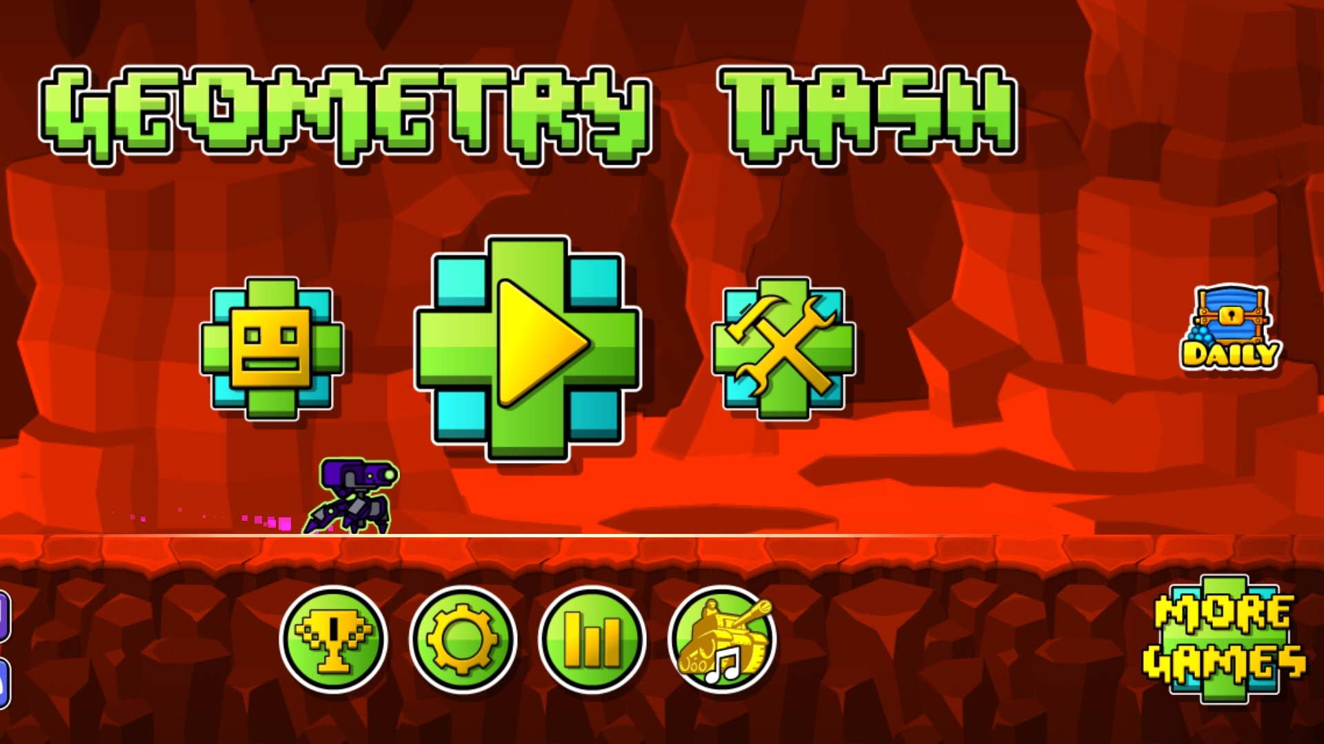 full music sound geometry dash!