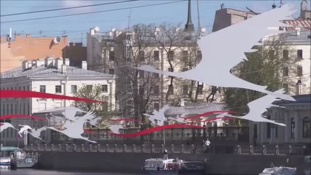 К ДНЮ ПОБЕДЫ. Журавли над Ленинградом. 9 мая 2026.