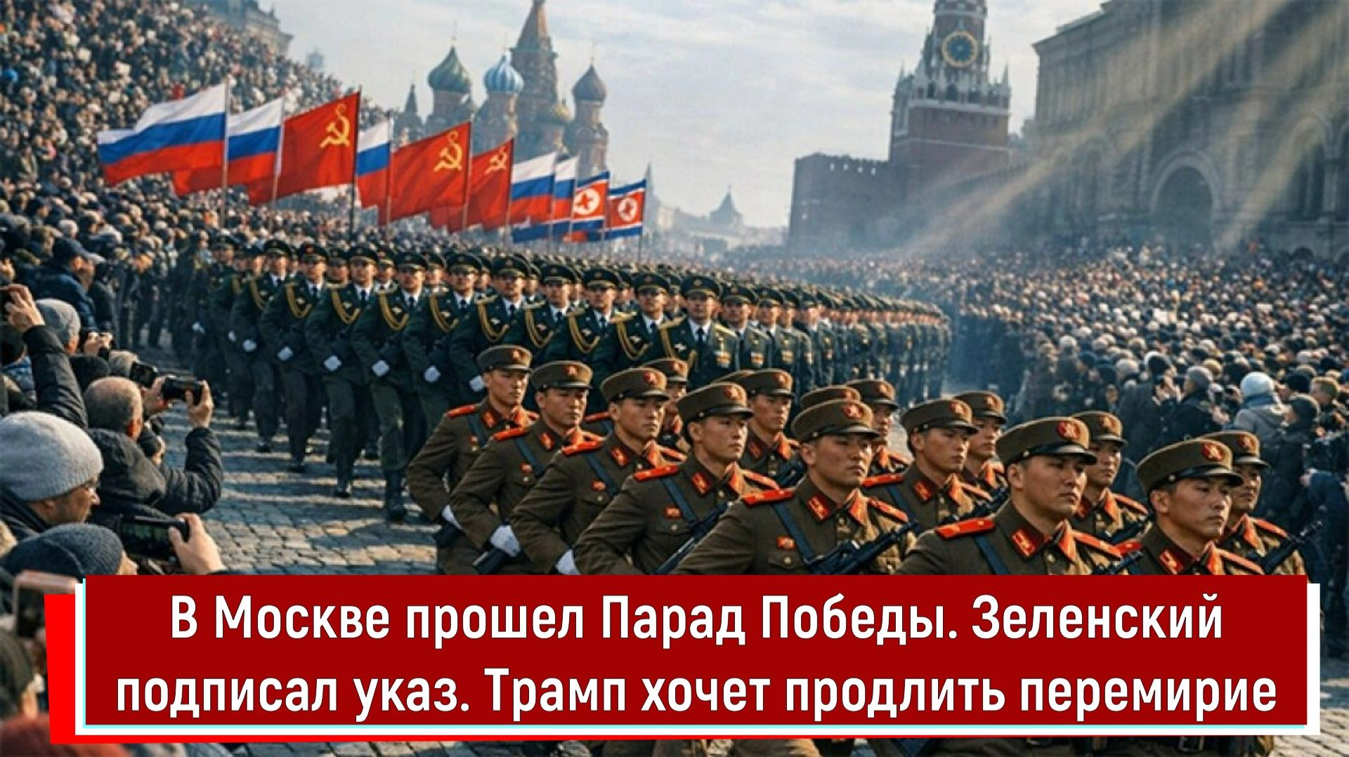 В Москве прошел Парад Победы. Зеленский подписал указ. Трамп хочет продлить перемирие
