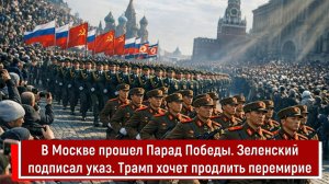 В Москве прошел Парад Победы. Зеленский подписал указ. Трамп хочет продлить перемирие