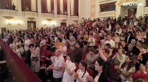 В Душанбе прошел концерт в честь Дня Победы.