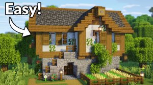 Minecraft: простой средневековый дом для выживания (руководство)